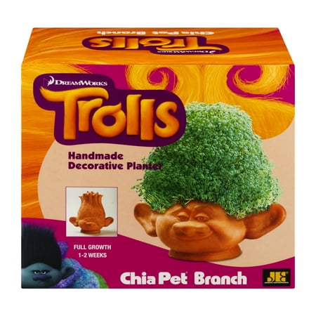As Seen on TV - Chia Pet Branch DreamWorks Trolls Handmade Decorative Planter