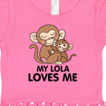thumbnail image 3 of Inktastic My Lola Loves Me Gift Baby Girl Dress, 3 of 4