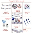 thumbnail image 2 of Hockey Party Supplies - Ice Hockey Themed Party Pack for Kids Hockey Fans Birthday Gameday Decor - Including Plates, Cups, Napkins, Tableware, Tablecloth, Banners, Serves 20, 2 of 6