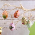thumbnail image 6 of 6pcs New Colorful Paper Mache Foam Egg Hanging Ornaments Easter Tree Decoration, 6 of 7