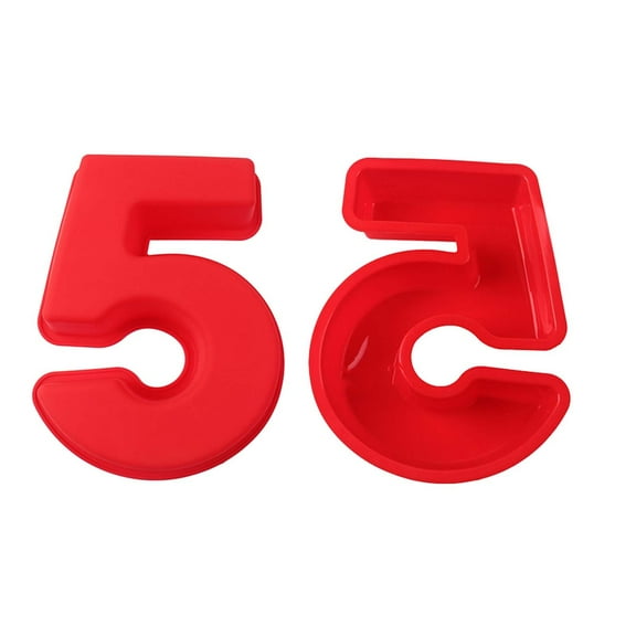 JeashCHAT 10 Inch Number Moulds Baking Forms Large Silicone Number Mold 3D Cake Mold Big 0-9 Number Cake Pan Digital Baking Silicone Mould for Happy Birthday DIY Mould