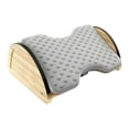 thumbnail image 4 of Axioma Foot Rest Under Desk Adjustable Height Home Bathroom Foot Stool with Cushion, 4 of 10