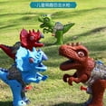 thumbnail image 4 of Pistola de agua de dinosaurio 3D, juguete de verano para niños y niñas, tiranosaurio de dibujos animados, prensa de pulverización de agua, playa al aire libre, jardín y baño, 4 of 5
