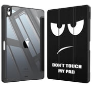 Fintie Slim Hybrid Case for iPad Air 11-inch M4/M3/M2 (2026/2025/2024), iPad Air 5th/4th Generation (2022/2020) 10.9 Inch - Clear Transparent Back Cover with Built-in Pencil Holder