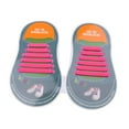 thumbnail image 2 of Kids Silic Flat Elastic Waterproof Trainer Running Shoe Pink, 2 of 8