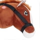 thumbnail image 2 of 70cm Horse Stick Toy Plush Soft Comfortable Horse Head Toy with Sound Function for Kids Toddlers Gift Brown, 2 of 4
