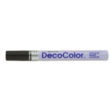 UCHIDA 300-C-1 Marvy Deco Color Broad Point Paint Marker, Black 7.25 x 1.88 x 0.5