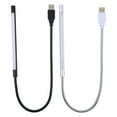 thumbnail image 1 of EeaseCA 2 Pcs Lampes de Lecture USB LED Col de Cygne Lampe Dimmable Interrupteur Tactile Veilleuse (Couleur Assortie), 1 of 7