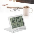 FCElectronic Compact Alarm Foldable Calendar Easy to Read Atomic