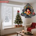 thumbnail image 3 of Metal Hanging Christmas Tree-Shaped Wind Decorations - Unique Tunnel Pattern Design for Yard & Garden Spinners Festive Outdoor Decor, 3 of 7