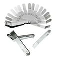 thumbnail image 4 of 16 Blades Feeler Gauge 0.127 To 0.508mm Curved Stainless Steel Gap Metric Filler Feeler Gauge Foldable Feeler Measurem ,Easy to Use, 4 of 6
