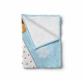 thumbnail image 2 of Ahoy Its a Boy Soft Flannel Fleece Throw Blanket, Baby Shower Theme It's a Boy in Nautical Style Bear and Bird in Boat, Cozy Plush for Indoor and Outdoor Use, 50" x 70", Multicolor, by Ambesonne, 2 of 6