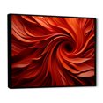 thumbnail image 3 of Designart "Dreamscape Orange and Red Abstract Spiral I" Extra Large Abstract Framed Wall Art - Transitional Orange Abstract Spirals Entryway Framed Wall Art, 3 of 7