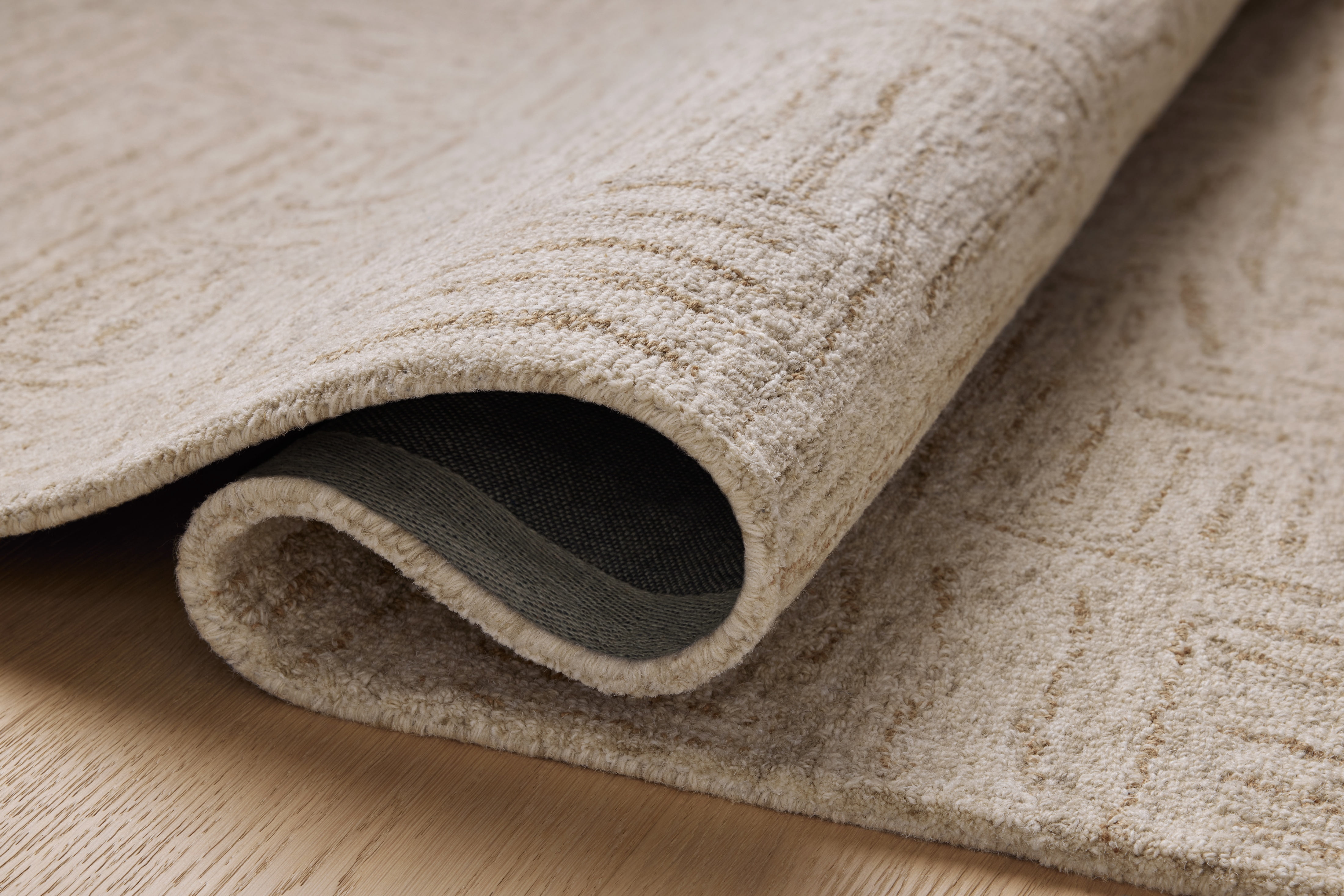 Chris Loves Julia x Loloi Polly Smoke / Sand 8'-6" x 11'-6" Area Rug