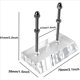 thumbnail image 2 of Colgador para Patineta de 8 Piezas Soporte para Cubierta de Montaje en Pared para ExhibicióN y Almacenamiento de Cubierta de Patinetas, 2 of 5