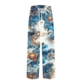thumbnail image 4 of Satingcolo Mens Pajama Pants Soft Lounge Sleep Pants lightweight Pajama Bottoms for Men with Drawstring Pockets, 4 of 5
