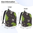 thumbnail image 4 of Daiia Dinosaur Skeleton Vintage Canvas Backpack for Men and Women ,Hiking Backpack,Travel Laptop Bag for School,Large Capacity Backpack, 4 of 6