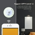 thumbnail image 3 of Thermostat Intelligent Wi-Fi avec Écran LCD Radiateur de Chauffage Intelligent Thermostat Contrôle par Application Programmable Contrôleur de Température Constante Intérieur Thermostat Programmable Numérique, 3 of 8