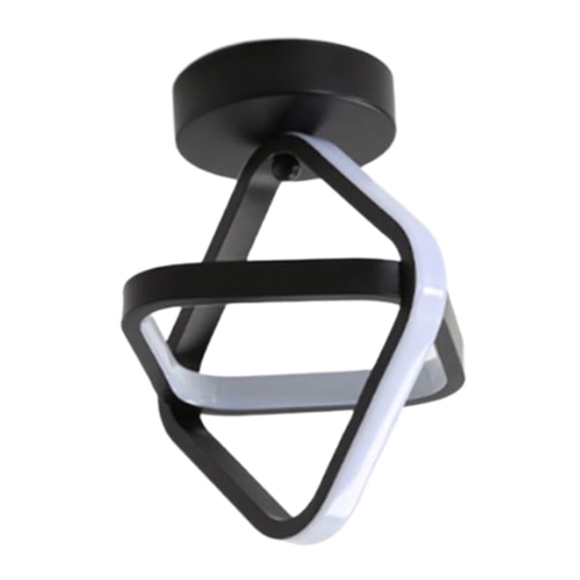 Luz de tejado moderna Lámpara LED Lámpara colgante Arte creativo para cocina Veranda Oficina Pasillos Pasillos Decoración Accesorio de iluminación E Negro 3 colores