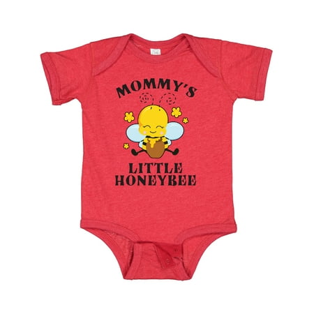 

Inktastic Cute Bee Mommy s Little Honeybee with Stars Gift Baby Boy or Baby Girl Bodysuit