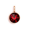 thumbnail image 1 of Piedra de nacimiento, diamantes de imitación, cristal, joyería de oro rosa, anillo de cadena hecho a mano DIY, pendientes, colgantes de fiesta Ropa, zapatos y accesorios Miscelánea color rojo oscuro Qarigey AP010356-03B, 1 of 6