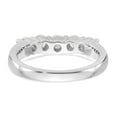 thumbnail image 5 of 14K White Gold Ring Band Wedding Diamond Lab Grown Round, Size 5, 5 of 7