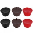thumbnail image 6 of Reusable Refillable Coffee Capsule Filter Cup with Spoon Brush Set Cafe Tools for Dolce Gusto, 6 of 8