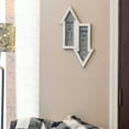 thumbnail image 6 of Divinity Boutique Blessings Come Down Grey and White 16.5 x 7.25 Wooden Decorative Arrow Wall Art, 6 of 6