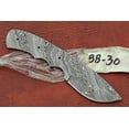 thumbnail image 3 of 6.75" spear point Damascus steel blank blade pocket knife with 3.25" cutting, 3 of 6