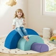 thumbnail image 6 of Barara King Rainbow Arc Climber Playset with Machine Washable Foam Blocks, Multicolor, 6 of 8