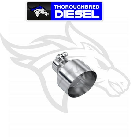 MBRP T5190 Universal 2.5-Inch In 5-Inch Out Angle Cut Exhaust Tip