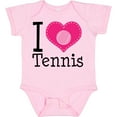 thumbnail image 3 of Inktastic Tennis Player I Love Tennis Girls Baby Bodysuit, 3 of 5