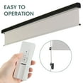 thumbnail image 5 of Outdoor Roller Shade, 10'Wx8'H Beige 450GSM Motorized Patio Shades Roll Up Outdoor with Remote, Cordless Smart Outdoor Blinds for Porch Waterproof, Automatic Exterior Roller Shade, 5 of 9