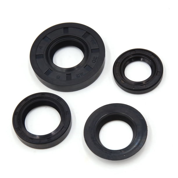 Caucho Negro Motocicleta Scooter Kit de Sello De Aceite del Motor Para Moto JOG50