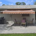 thumbnail image 3 of ALEKO Retractable Motorized Patio Awning 8x6.5 ft, Sand Color, 3 of 11