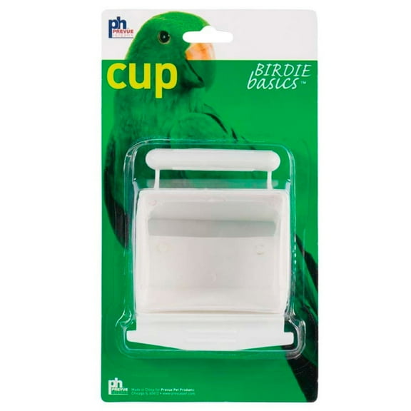 Prevue Pet Products Bpv1219 1-Card Hooded Bird Cage Plastic Cup Colors Vary (Pack of 1)