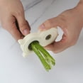 thumbnail image 3 of Vegetable Cutter Scallion Slicer Stainless Steel Multipurpose Kitchen Tool for Green Onions Shallots and Morning Glory Vegetable Cutter and Separator, 3 of 6
