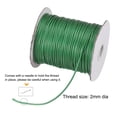 thumbnail image 3 of Unique Bargains Beading Thread Bracelet Weave Bead Craft Cord 2mm 78M/Roll (85-Yards) Decorative String, Medium Green, 3 of 7