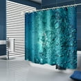 thumbnail image 5 of Bathrooms Use Seawater Bubble Shower Curtain, Bathtubs Use Standard Waterproof Shower Curtains, and Washable Fabric Shower Curtains. White Hooks-72"W x 86"L (Pack of 1), 5 of 7