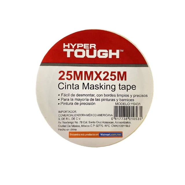 Masking Tape Hyper Tough Blanco 2.5 cm x 2500 cm