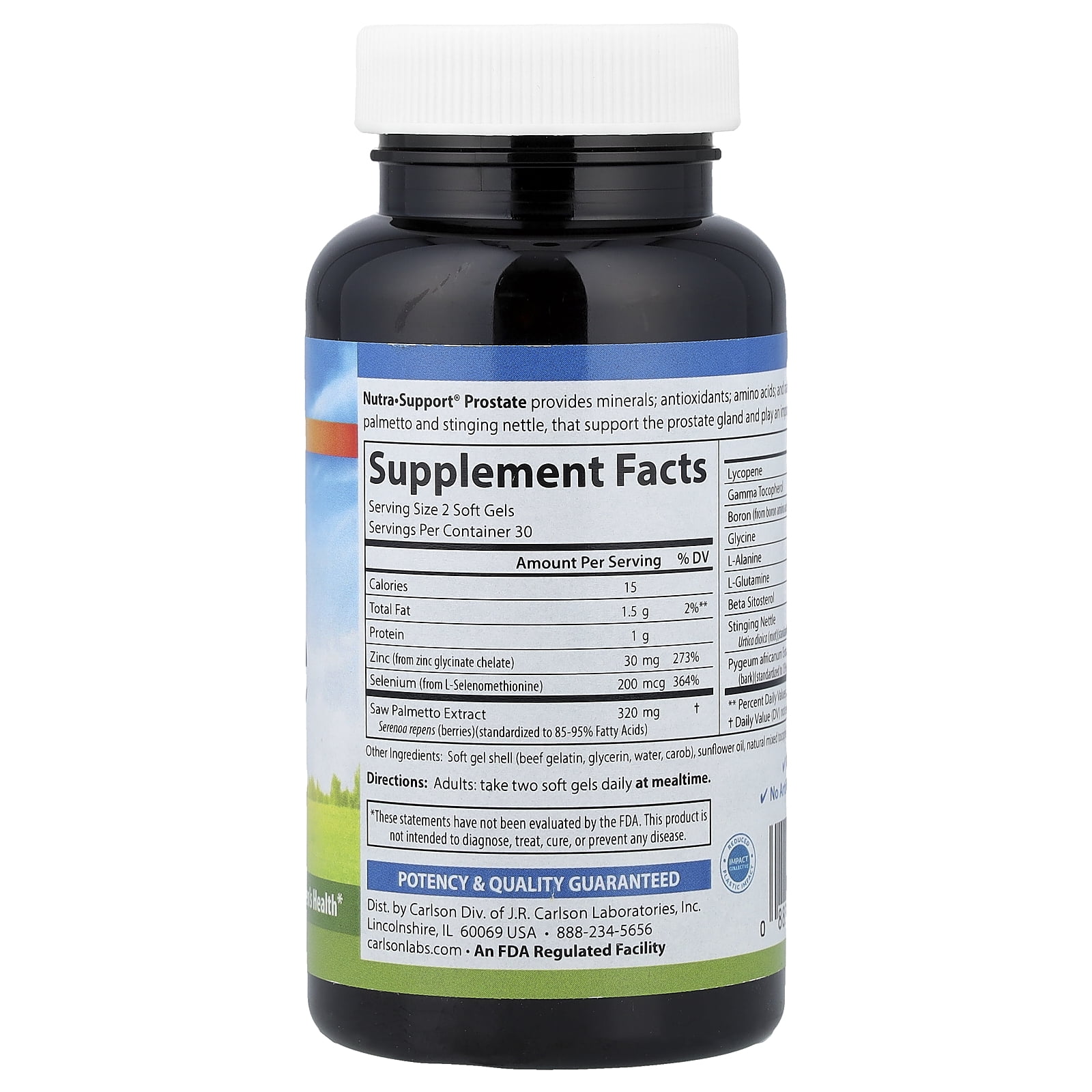 Carlson Nutra-Support Prostate 60 Softgel