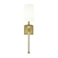 thumbnail image 3 of 1 Light Wall Sconce In Traditional Style-25 Inches Tall And 5.5 Inches Wide Z-Lite 805-1S-Rb-Wh, 3 of 5