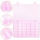 thumbnail image 4 of Portátil de 36 Rejilla de plástico duro Claro joyería ajustable del organizador del caso Caja de almacenamiento de contenedores con divisores extraíbles, 4 of 6