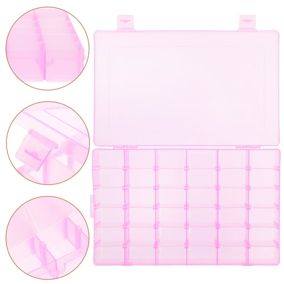 Yuangui Storage Box Jewelry Organizer Bead Case Earrings 36 Grid Display Jewellery Container Small Parts