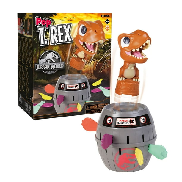 Juego de dinosaurios TOMY Games Jurassic World Pop Up T-Rex desde hace más de 4 años
