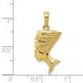 thumbnail image 5 of 14k 3-D Nefertiti Pendant, 5 of 5