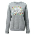 thumbnail image 1 of Chandail de Noël pour Femmes Imprimé de Vacances chandail Mi-Long Fermeture Chaude Col Rond Cardigan Manches Longues Chandail de Noël Capuche Veste de Mode, 1 of 6