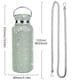 thumbnail image 2 of Termo Frascos de vacío de diamante con cadena Tazas térmicas Botellas para beber (750ml Verde) Sywqhk Libre de BPA, 2 of 7
