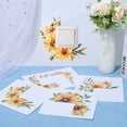 8Bags 4 Styles Flower PVC Bedroom Home Decoration Switch Stickers Mixed ...