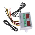 thumbnail image 2 of Intelligent Microcomputer Thermostat ZFX-ST3012 with Dual Control, 24V Operation, -50℃ to 110℃ Temperature Range, ±0.5℃ Accuracy, ABS Shell, High-Brightness Digital Display, Waterproof Thermal Probe, 2 of 5